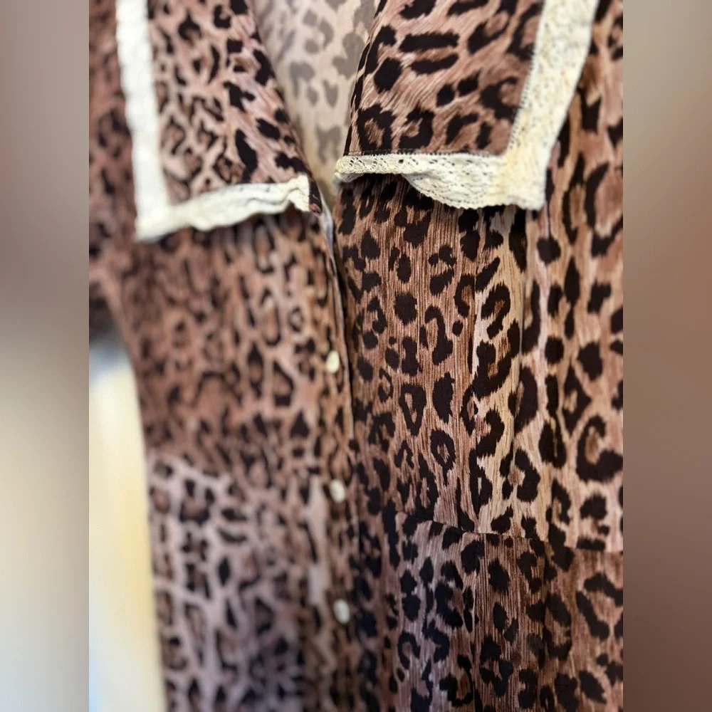 RIXO | Ellen Leopard Print Dress, Size XS - Picture 7 of 15